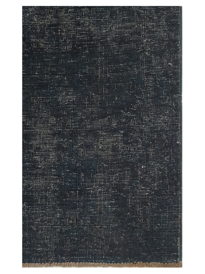 Pacific Overdyed 39799 Teal Teal Transitional Hand Knotted Rug