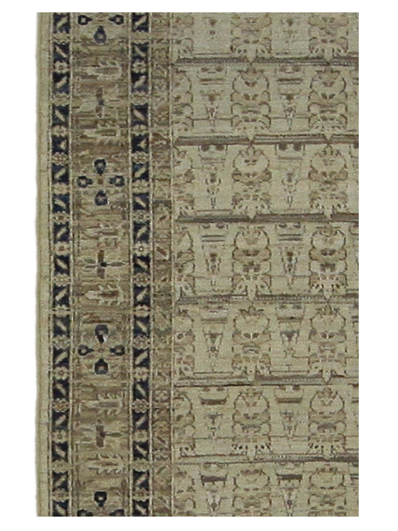 Pacific Ziegler 39810 Ivory Ivory Transitional Hand Knotted Rug