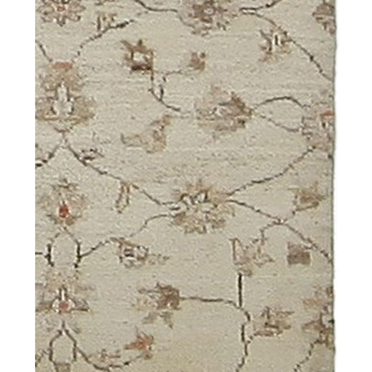 Pacific Ziegler 39817 Ivory Ivory Transitional Hand Knotted Rug