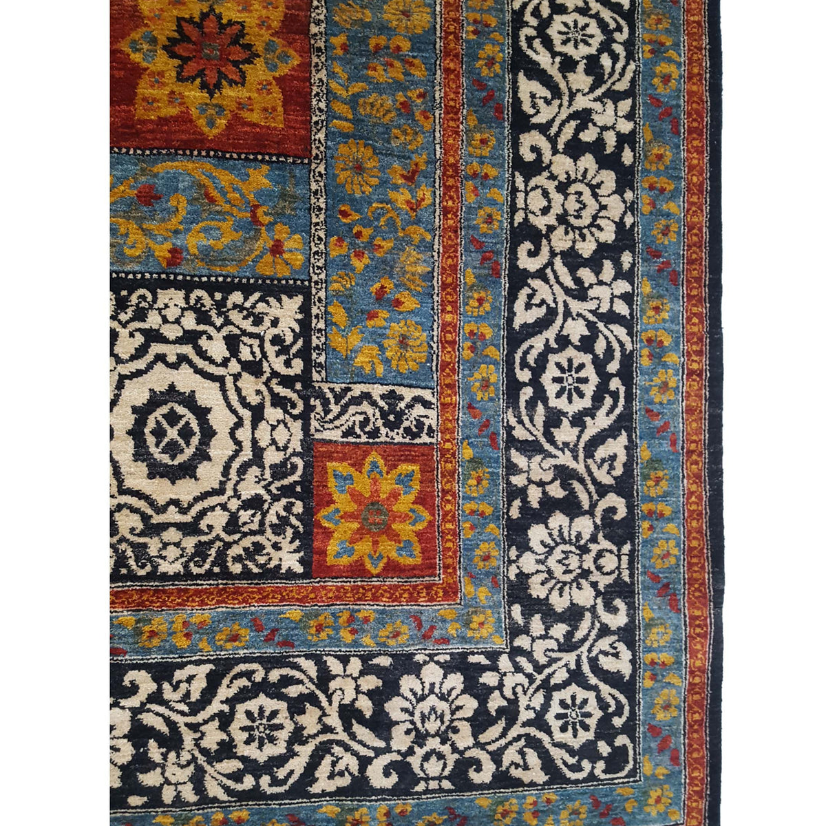 Pacific Maharaja 39826 Black Multi Traditional Hand Knotted Rug