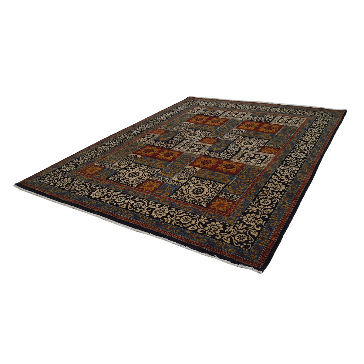 Pacific Maharaja 39826 Black Multi Traditional Hand Knotted Rug