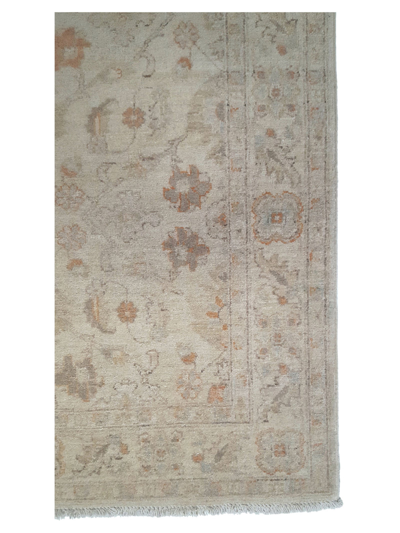 Pacific Ziegler 39827 Ivory Ivory Transitional Hand Knotted Rug