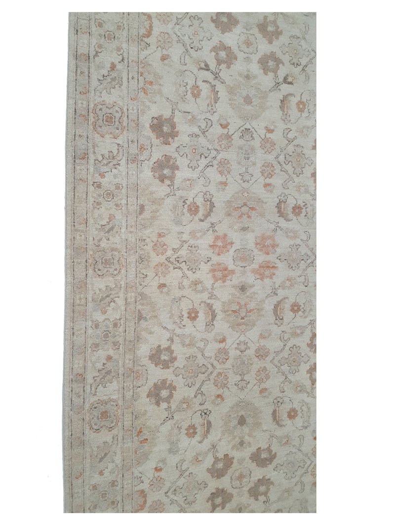Pacific Ziegler 39827 Ivory Ivory Transitional Hand Knotted Rug