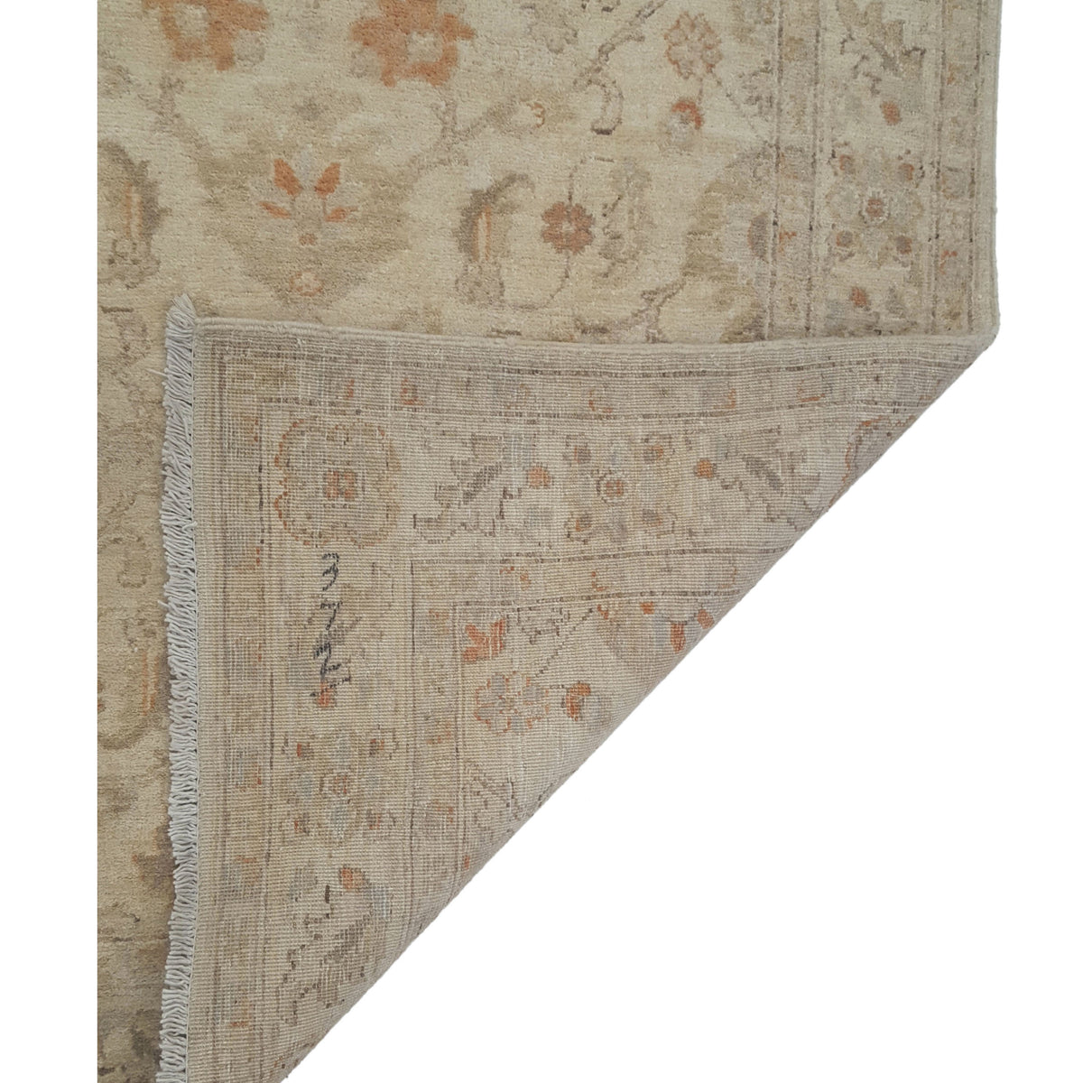 Pacific Ziegler 39827 Ivory Ivory Transitional Hand Knotted Rug