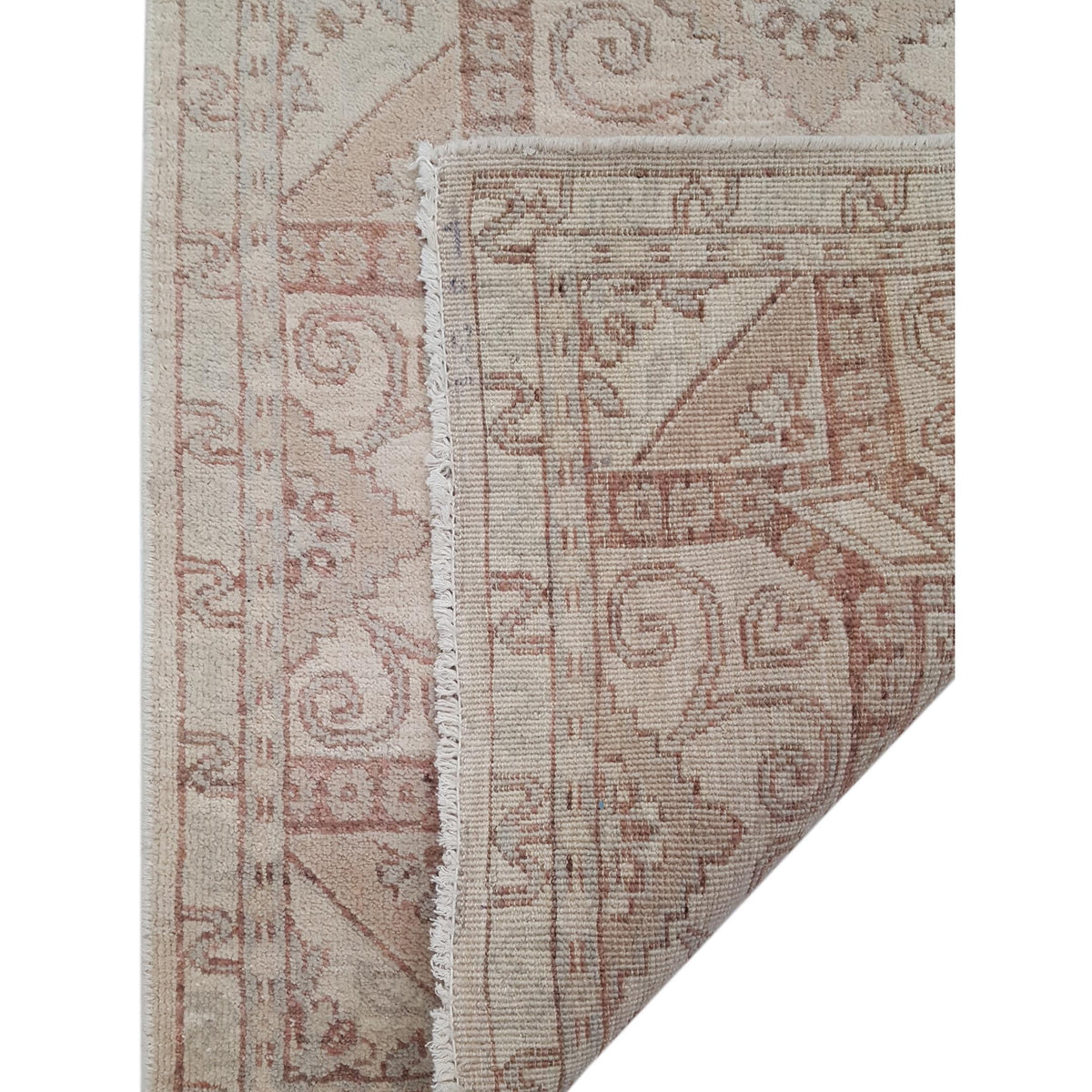 Pacific Khotan 39852 Ivory Lt.Brown Transitional Hand Knotted Rug