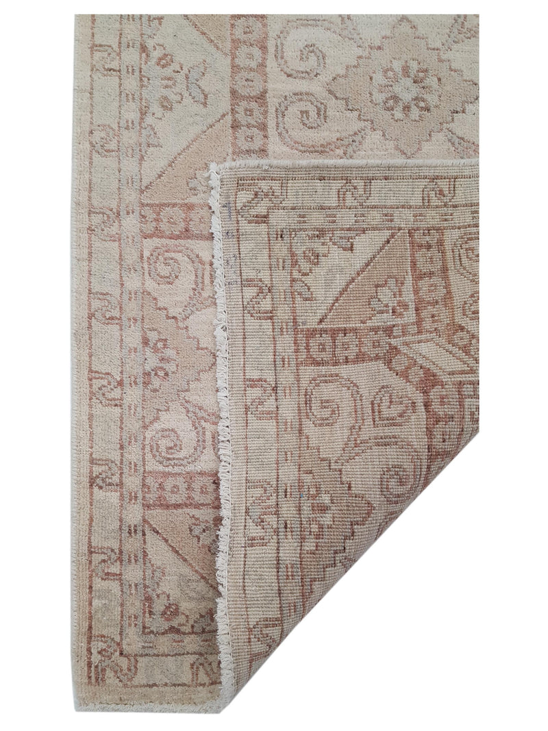 Pacific Khotan 39852 Ivory Lt.Brown Transitional Hand Knotted Rug