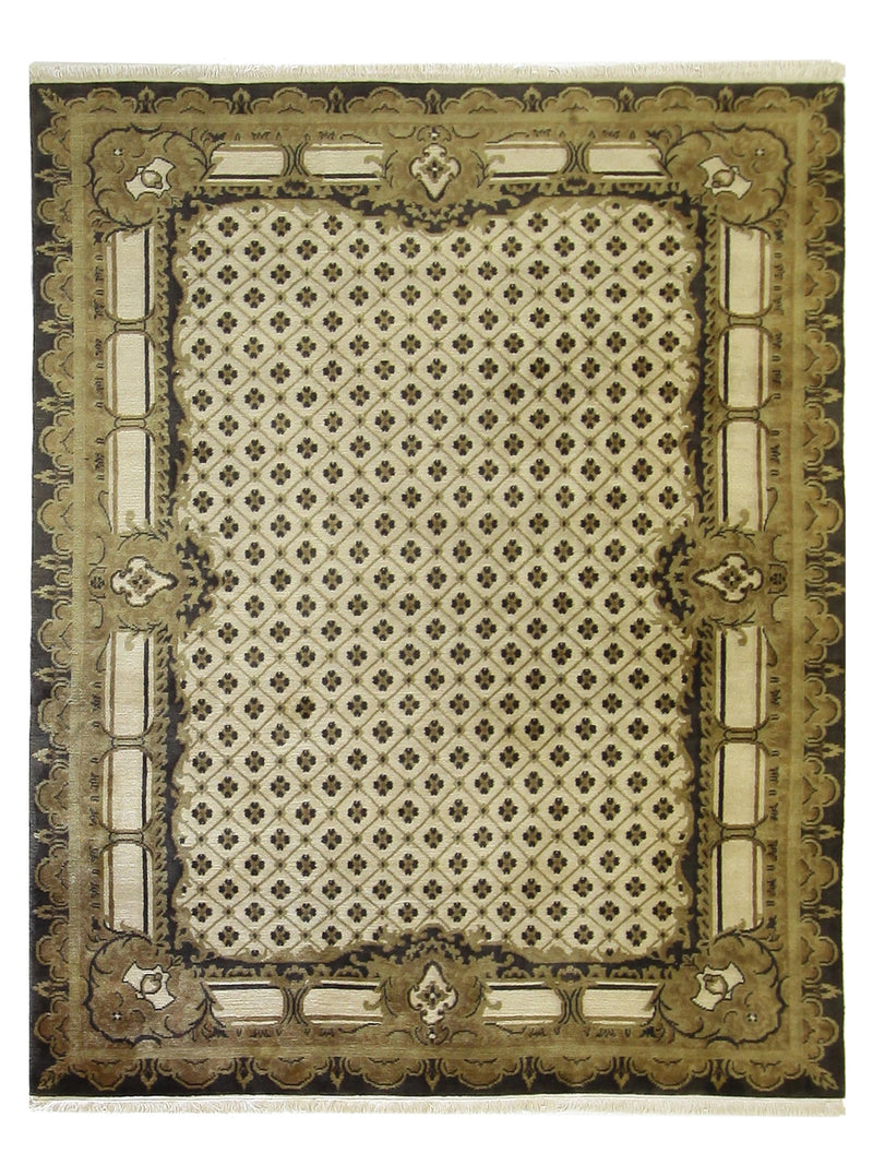 Pacific Nepalese  Beige Grey Traditional