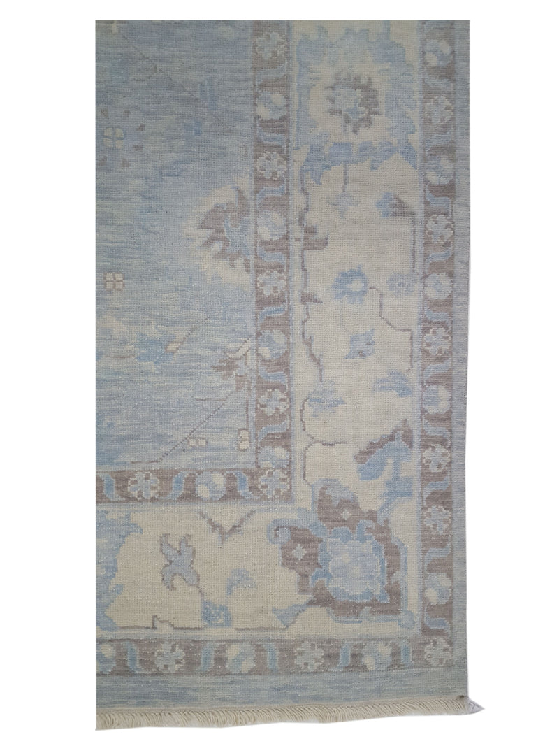Pacific Angora 39913 Lt.Grey Ivory Traditional Hand Knotted Rug