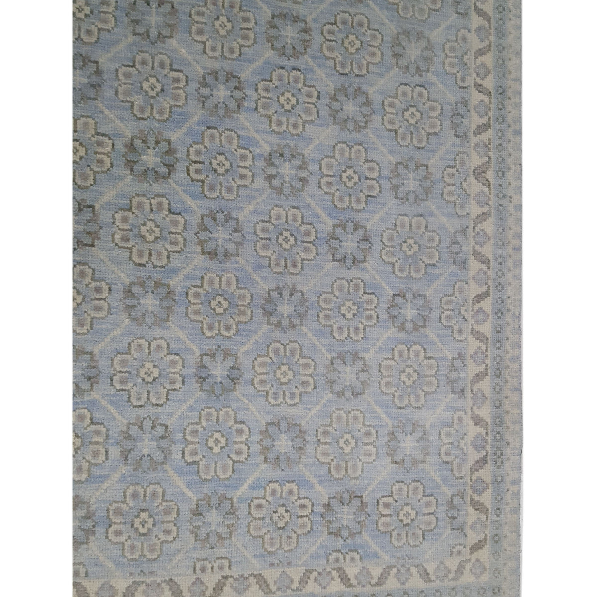 Pacific Khotan-In 39918 Lt.Blue Lt.Blue Transitional Hand Knotted Rug