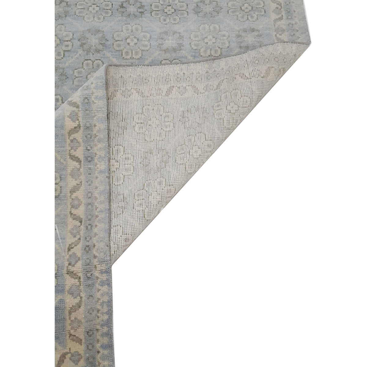 Pacific Khotan-In 39920 Lt.Blue Grey Transitional Hand Knotted Rug