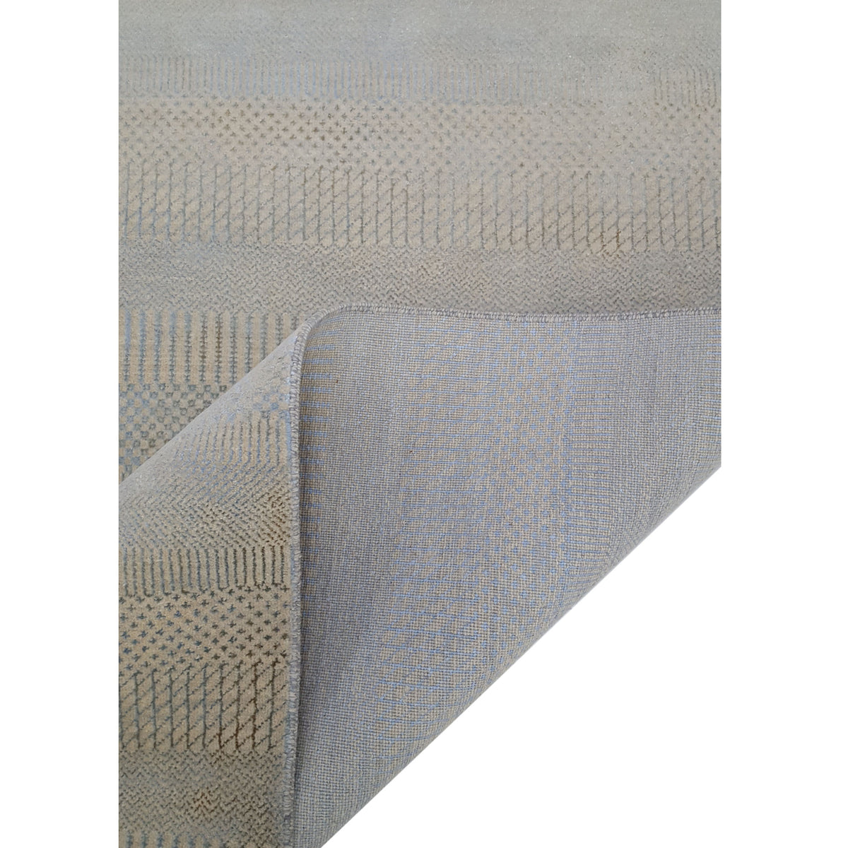 Pacific Touch 39931 Blue Beige Modern Hand Knotted Rug