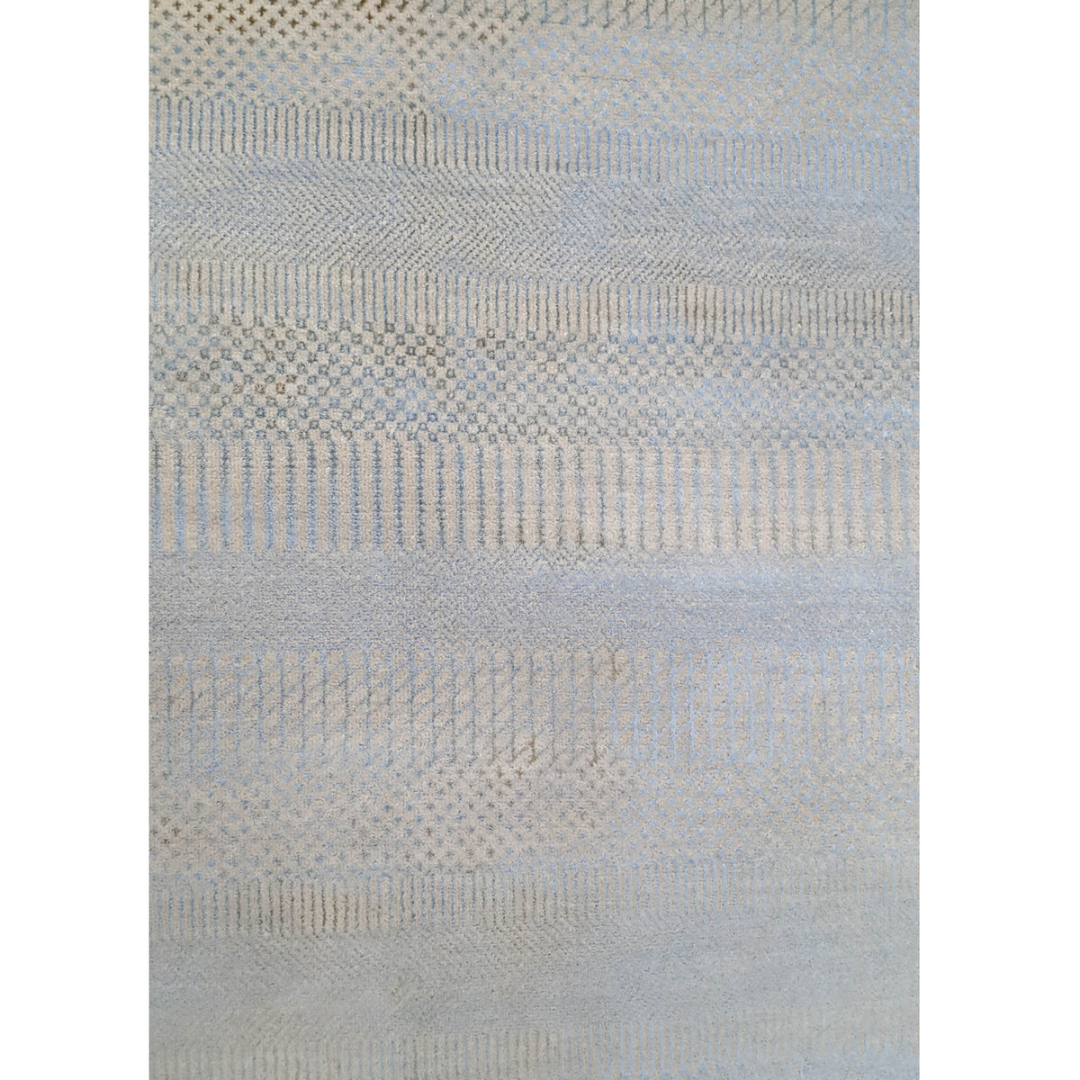 Pacific Touch 39931 Blue Beige Modern Hand Knotted Rug