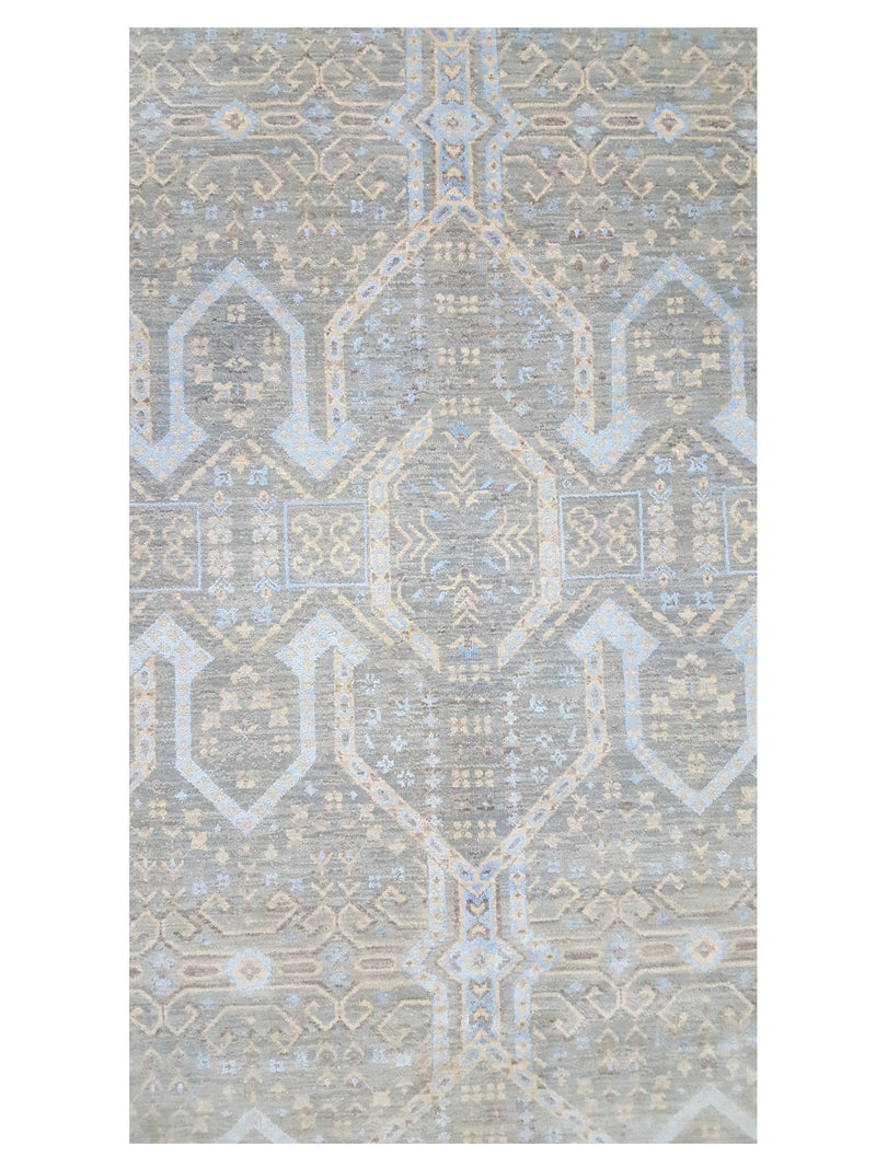 Pacific Jewel 39942 Sky Blue Transitional Hand Knotted Rug