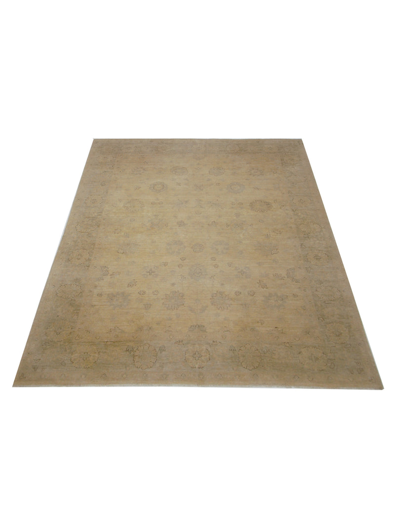 Pacific Ziegler 39962 Ivory Ivory Transitional Hand Knotted Rug