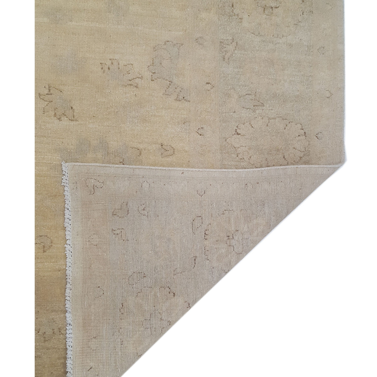 Pacific Ziegler 39962 Ivory Ivory Transitional Hand Knotted Rug