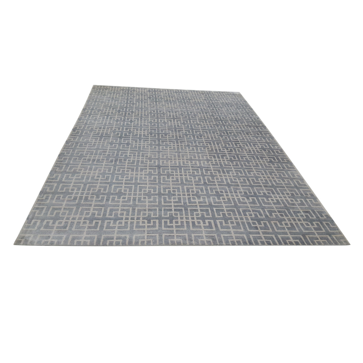Pacific Sole 40002 Lt.Grey Ivory Modern Hand Knotted Rug