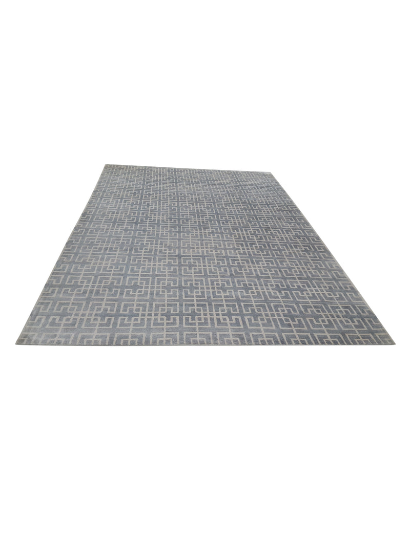 Pacific Sole 40002 Lt.Grey Ivory Modern Hand Knotted Rug