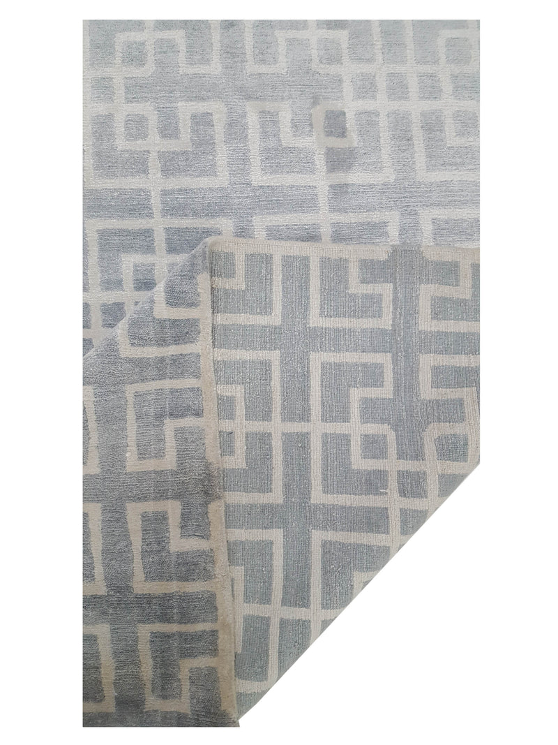 Pacific Sole 40002 Lt.Grey Ivory Modern Hand Knotted Rug
