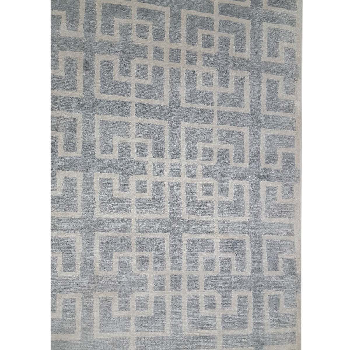 Pacific Sole 40002 Lt.Grey Ivory Modern Hand Knotted Rug