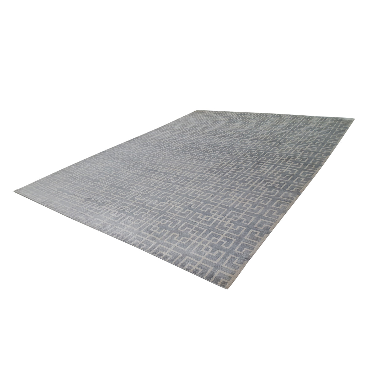 Pacific Sole 40002 Lt.Grey Ivory Modern Hand Knotted Rug