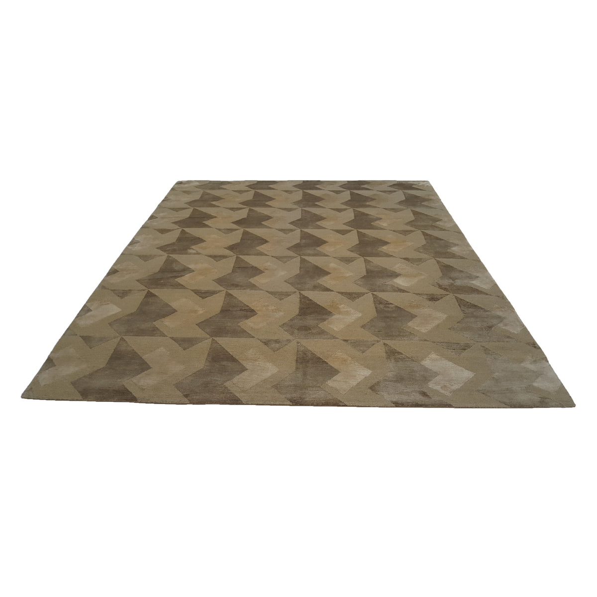 Pacific Tibet 40003 Green Green Transitional Hand Knotted Rug