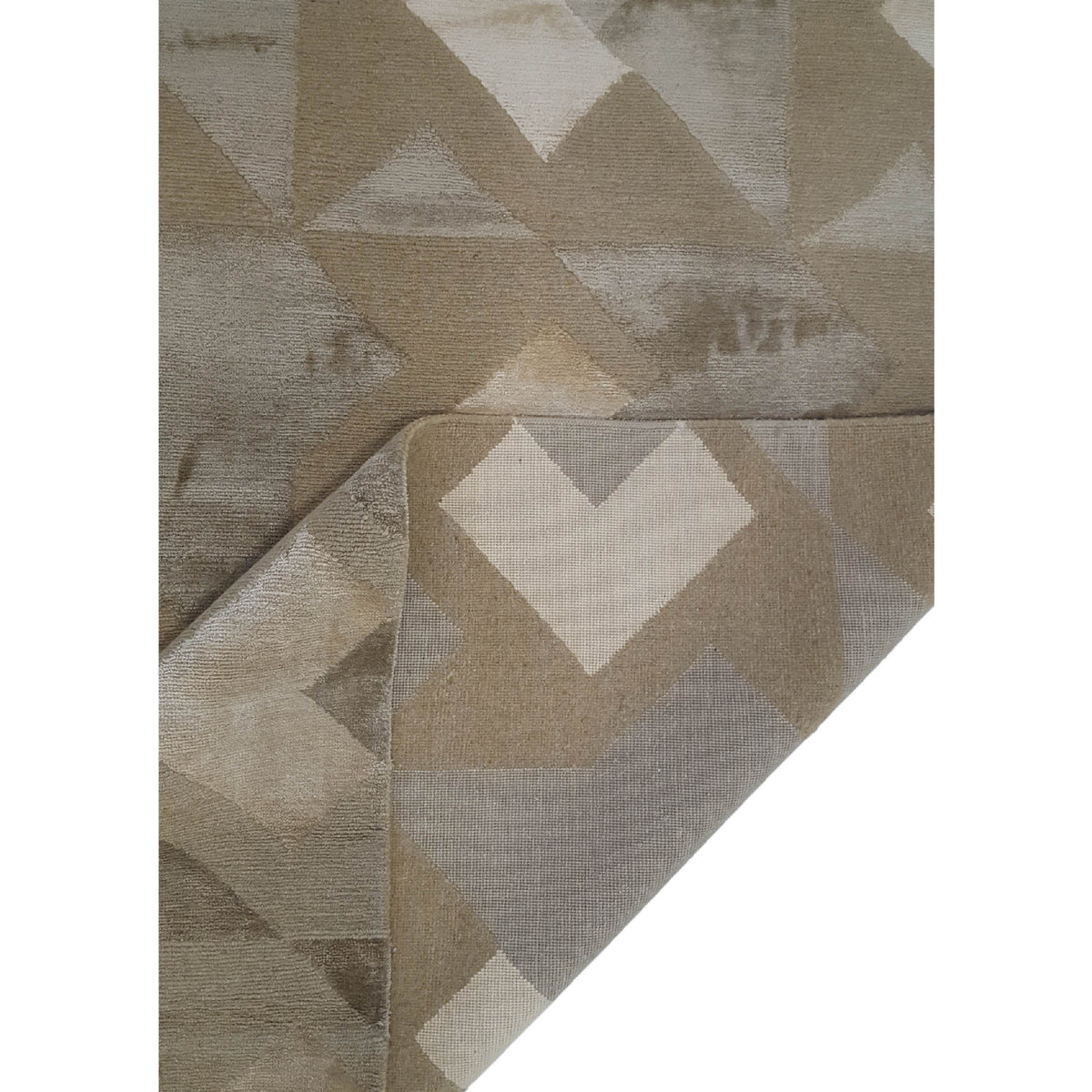 Pacific Tibet 40003 Green Green Transitional Hand Knotted Rug