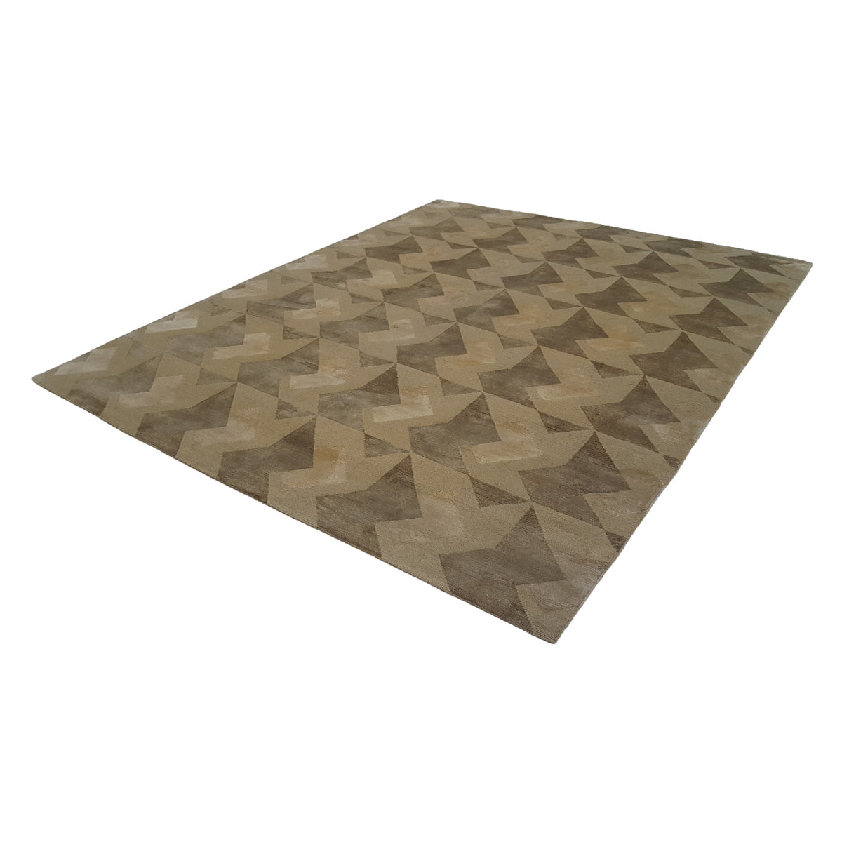 Pacific Tibet 40003 Green Green Transitional Hand Knotted Rug