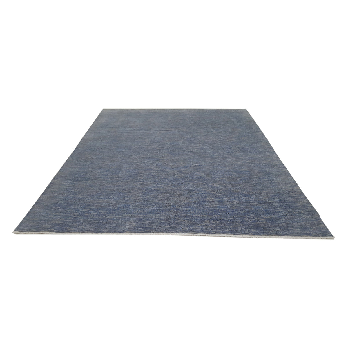 Pacific Jewel 40088 Silver Blue Transitional Hand Knotted Rug