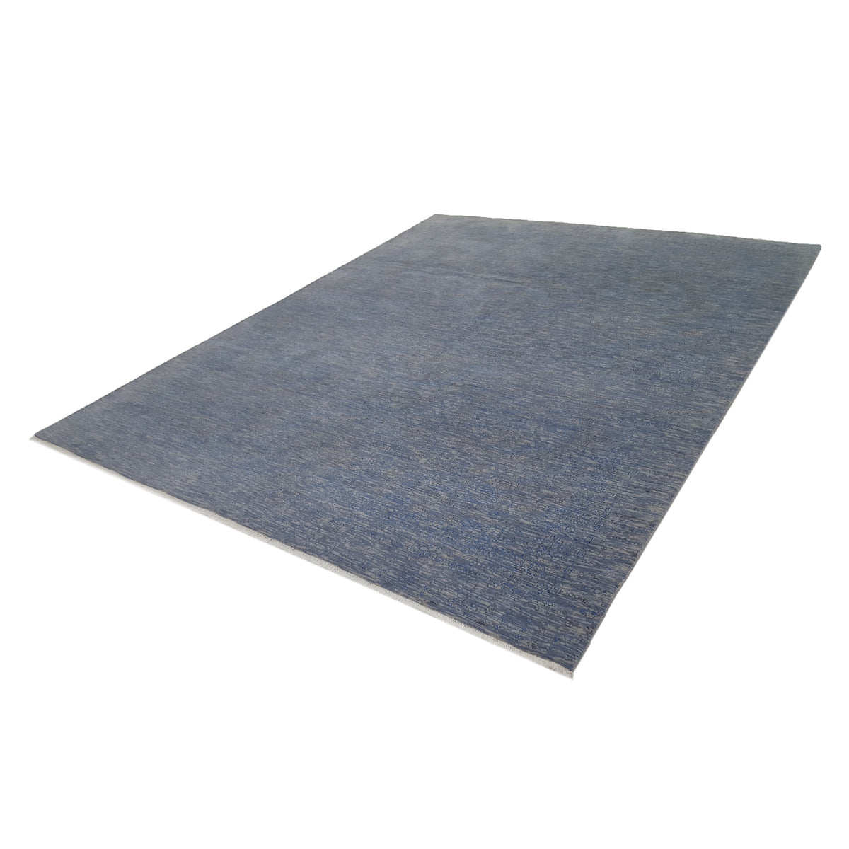 Pacific Jewel 40088 Silver Blue Transitional Hand Knotted Rug