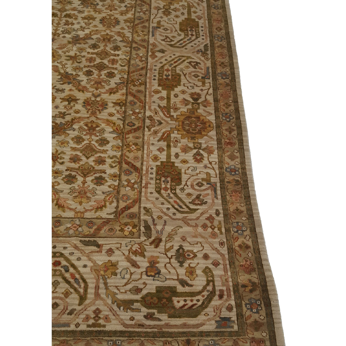 Pacific Maharaja 40155 Ivory Ivory Traditional Hand Knotted Rug