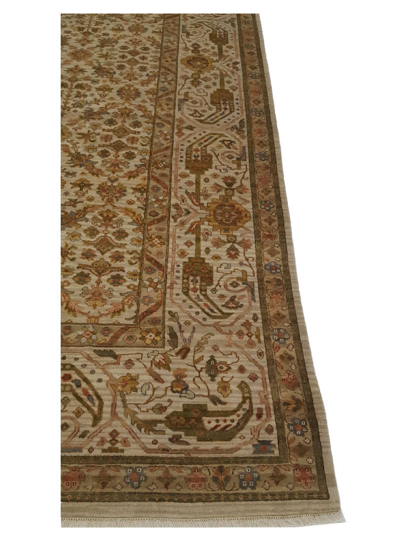 Pacific Maharaja 40155 Ivory Ivory Traditional Hand Knotted Rug