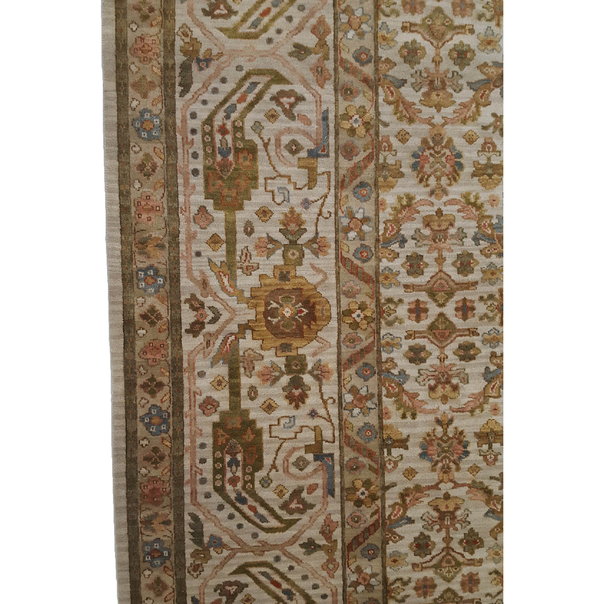 Pacific Maharaja 40155 Ivory Ivory Traditional Hand Knotted Rug
