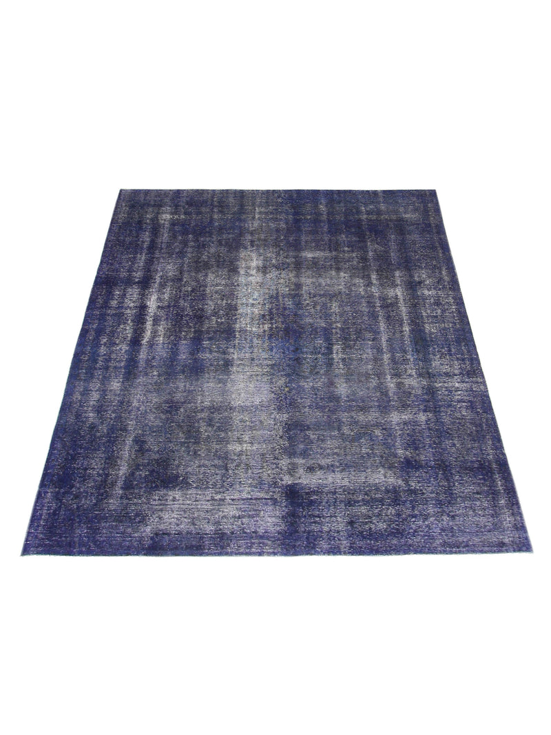 Pacific Overdyed 40162 Purple Purple Transitional Hand Knotted Rug