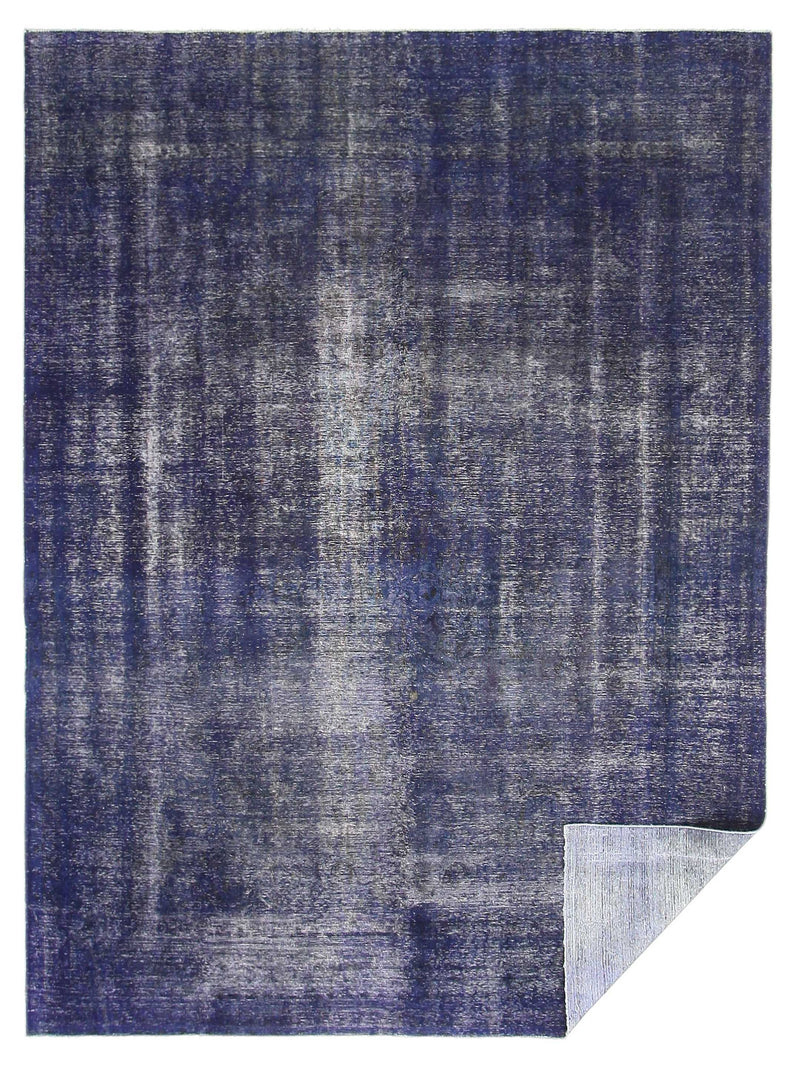 Pacific Overdyed 40162 Purple Purple Transitional Hand Knotted Rug