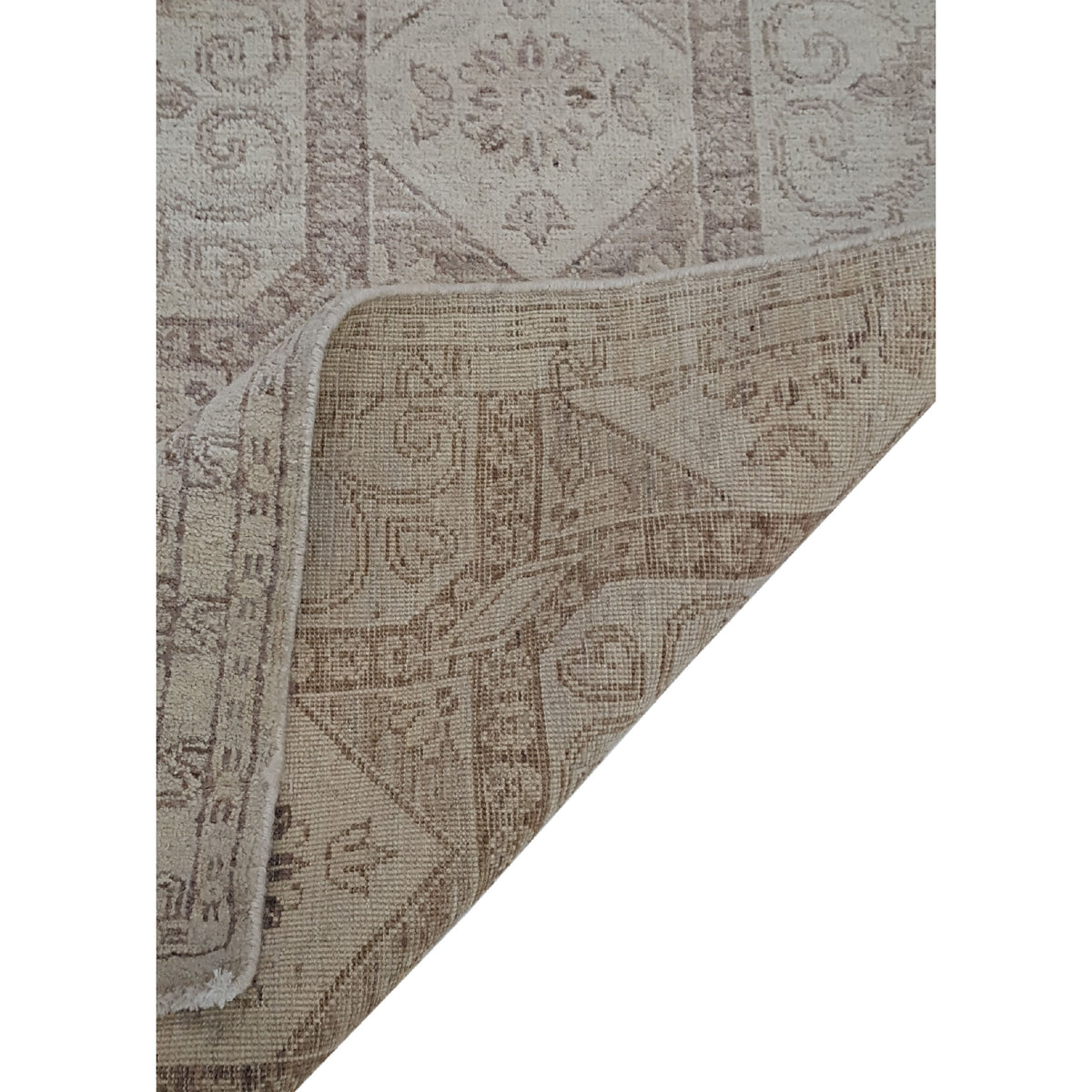 Pacific Ziegler 40200 Ivory Brown Transitional Hand Knotted Rug