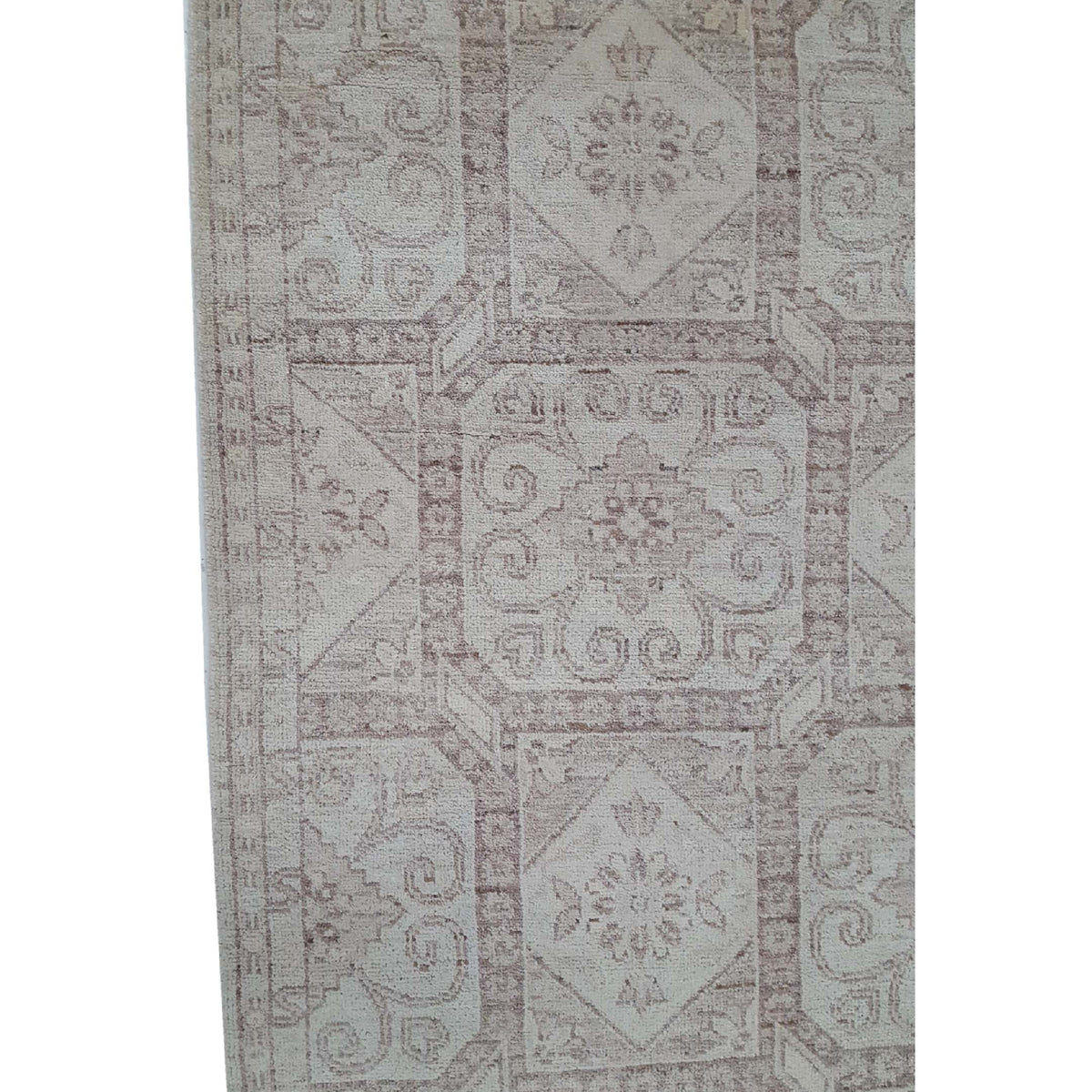 Pacific Ziegler 40200 Ivory Brown Transitional Hand Knotted Rug