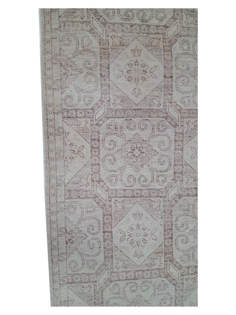 Pacific Ziegler 40200 Ivory Brown Transitional Hand Knotted Rug