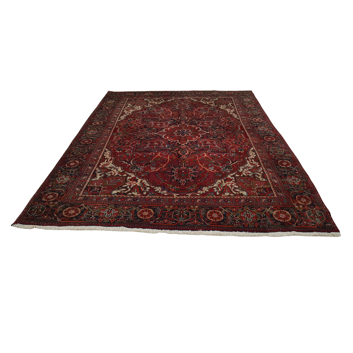 Pacific Heriz 40204 Red Ivory Traditional Hand Knotted Rug