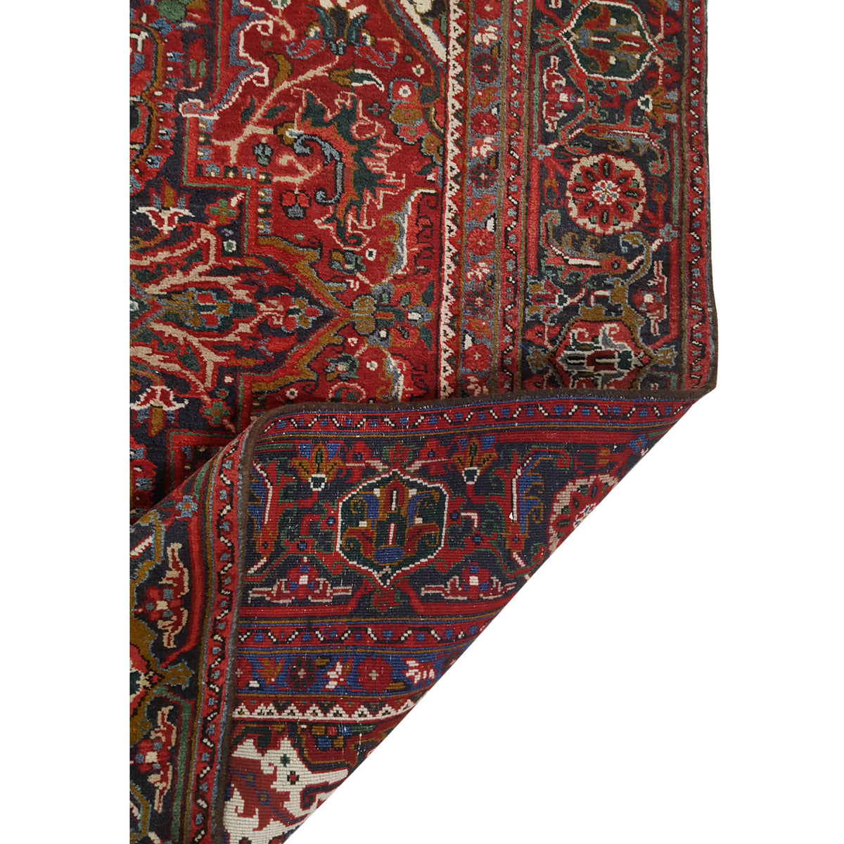 Pacific Heriz 40204 Red Ivory Traditional Hand Knotted Rug