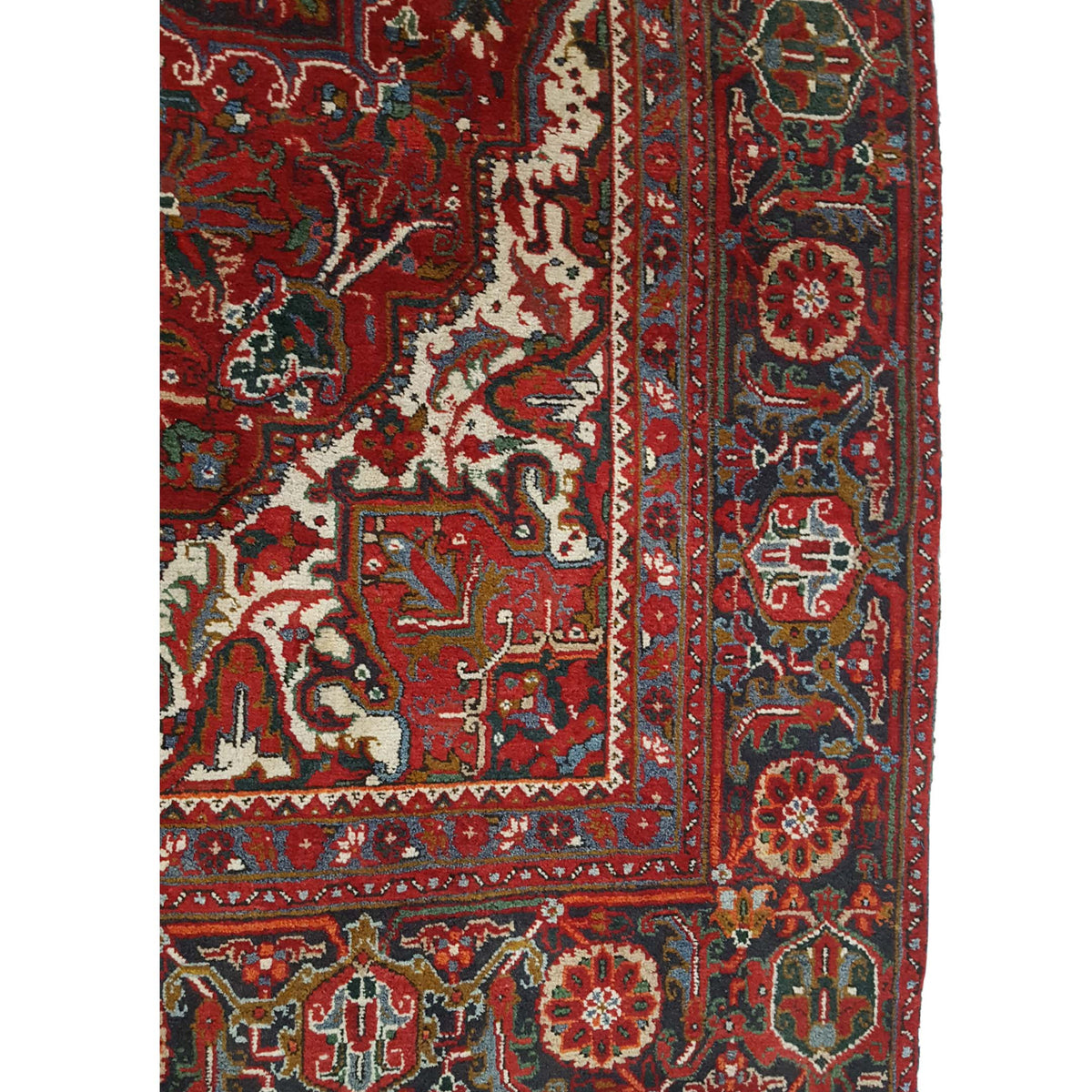 Pacific Heriz 40204 Red Ivory Traditional Hand Knotted Rug