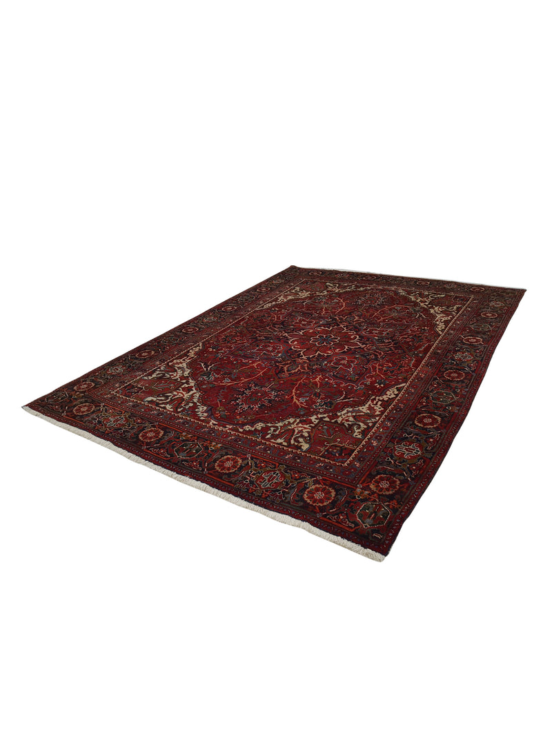 Pacific Heriz 40204 Red Ivory Traditional Hand Knotted Rug