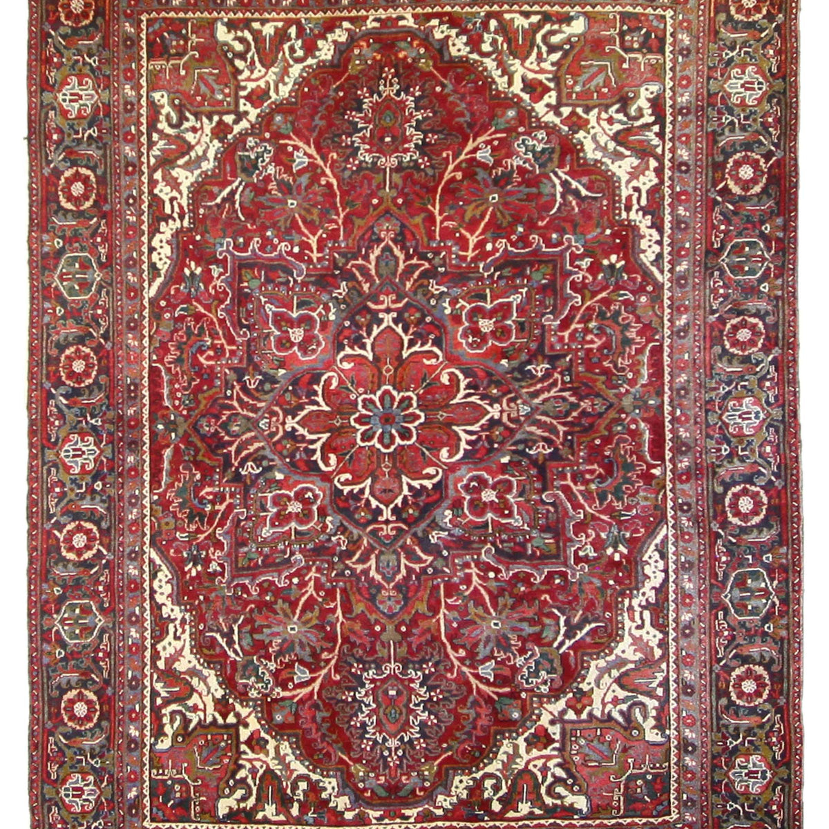 Pacific Heriz  Red Ivory Traditional