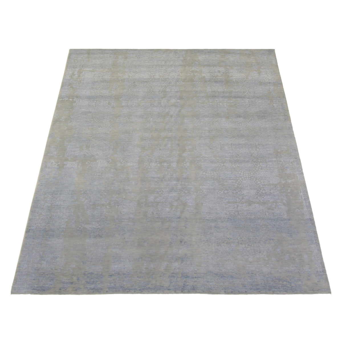Pacific Erase 40220 Silver Sky Modern Hand Knotted Rug