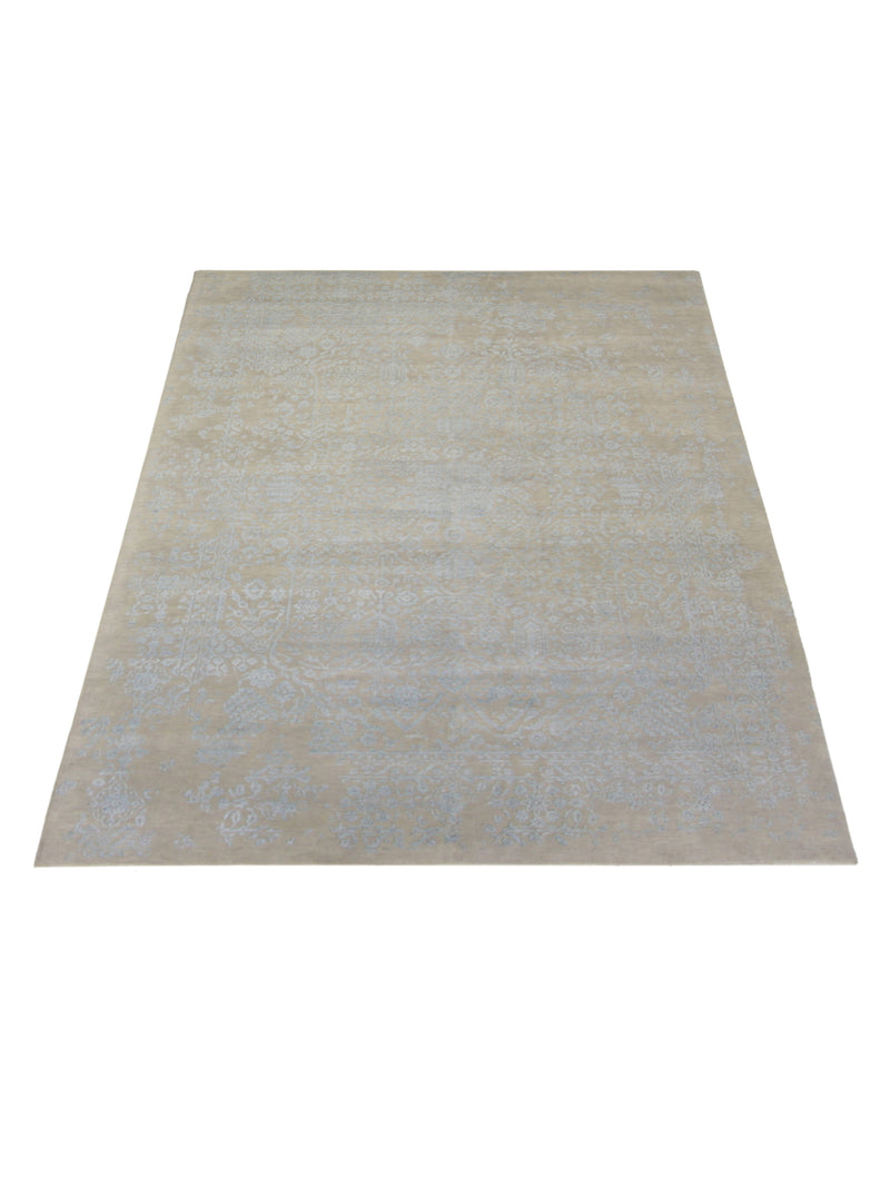 Pacific Erase 40224 Beige Sky Modern Hand Knotted Rug