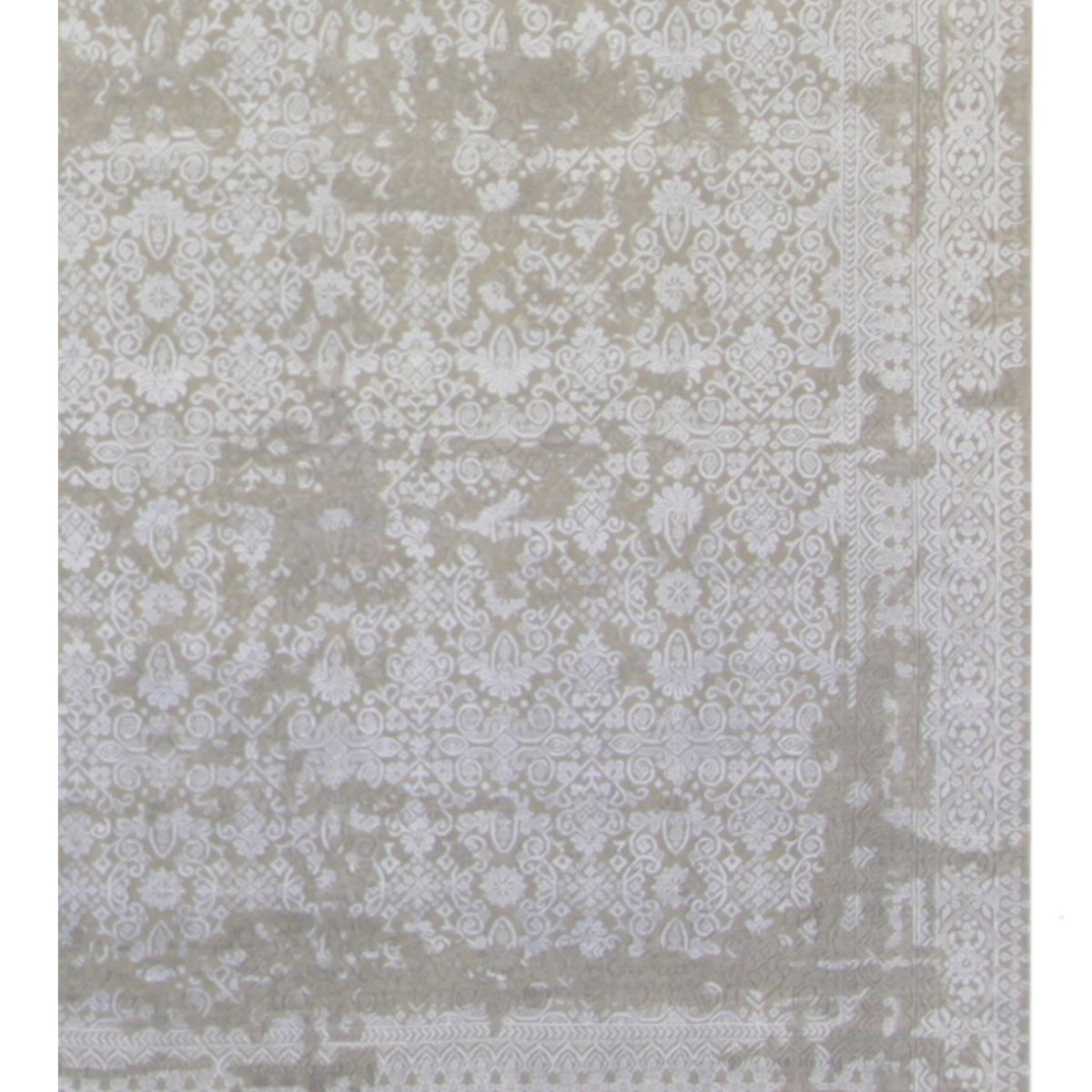 Pacific Erase 40234 Silver Sky Modern Hand Knotted Rug