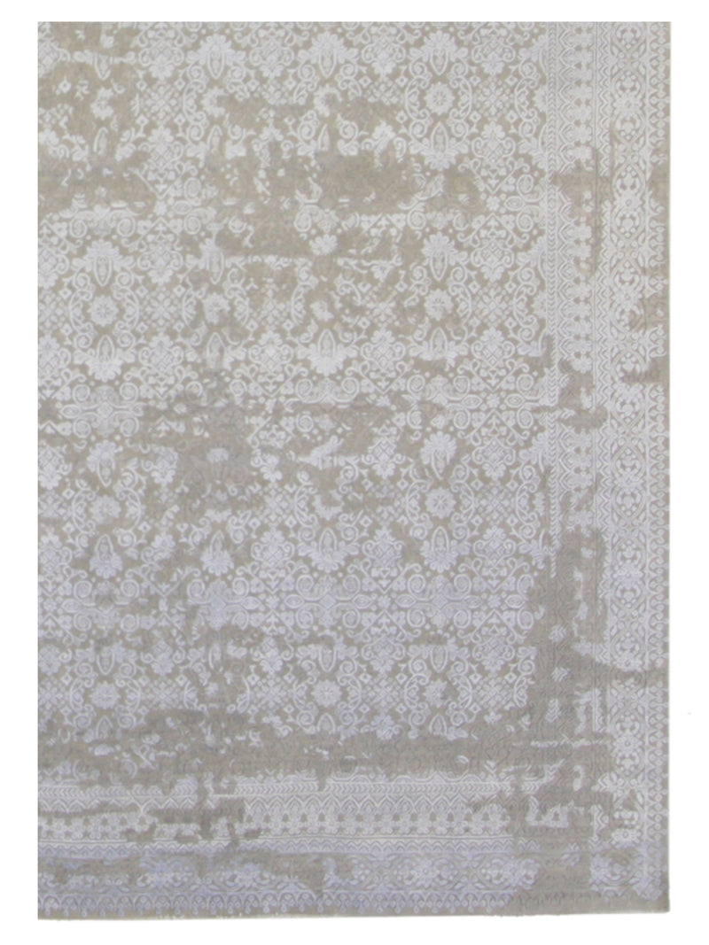 Pacific Erase 40234 Silver Sky Modern Hand Knotted Rug