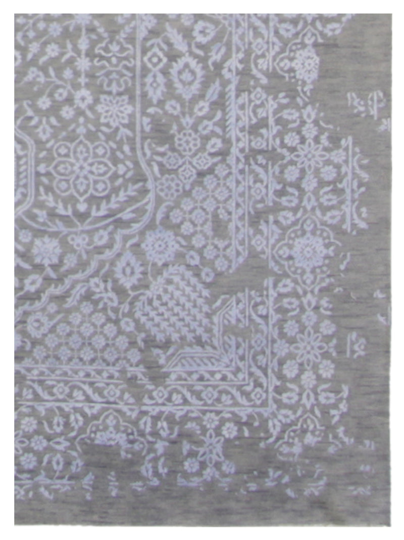 Pacific Erase 40238 Silver Sky Modern Hand Knotted Rug
