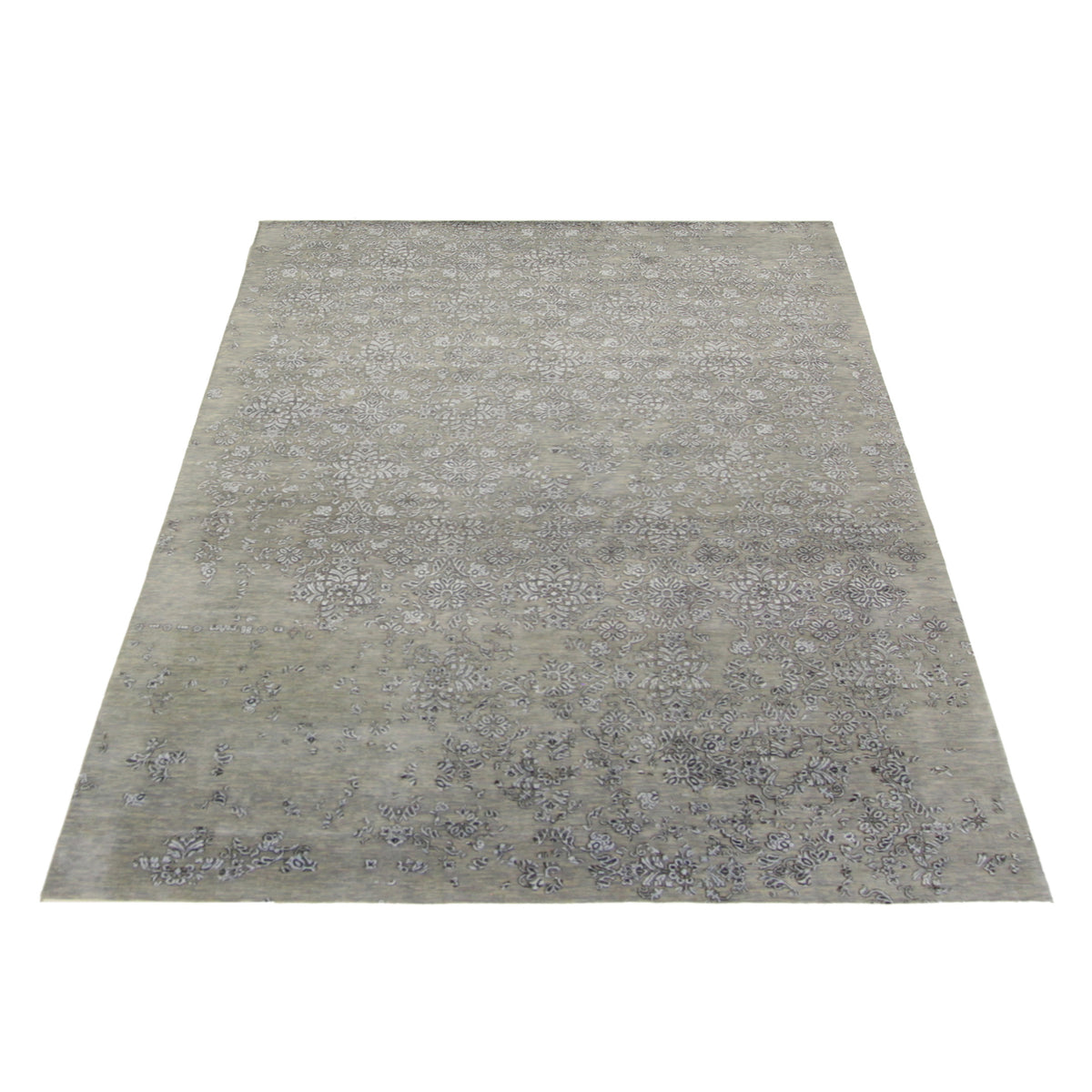 Pacific Erase 40239 Grey Sky Modern Hand Knotted Rug