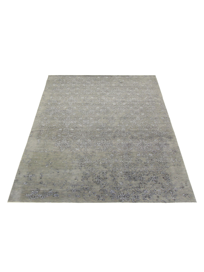 Pacific Erase 40239 Grey Sky Modern Hand Knotted Rug