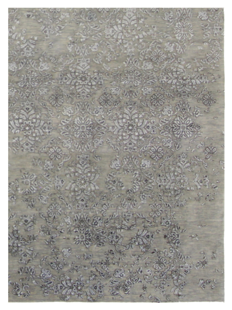 Pacific Erase 40239 Grey Sky Modern Hand Knotted Rug